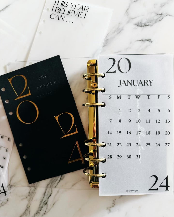 This Year I Believe I Can... A6 Frosted Dashboard