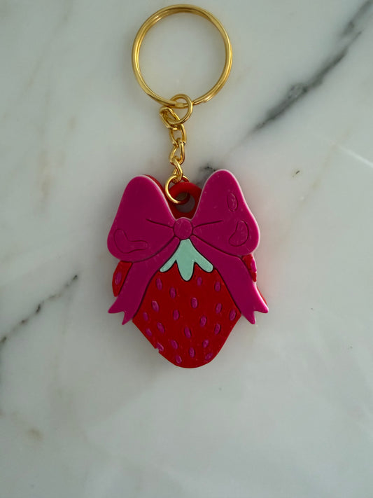 Keychain Strawberry Can Opener