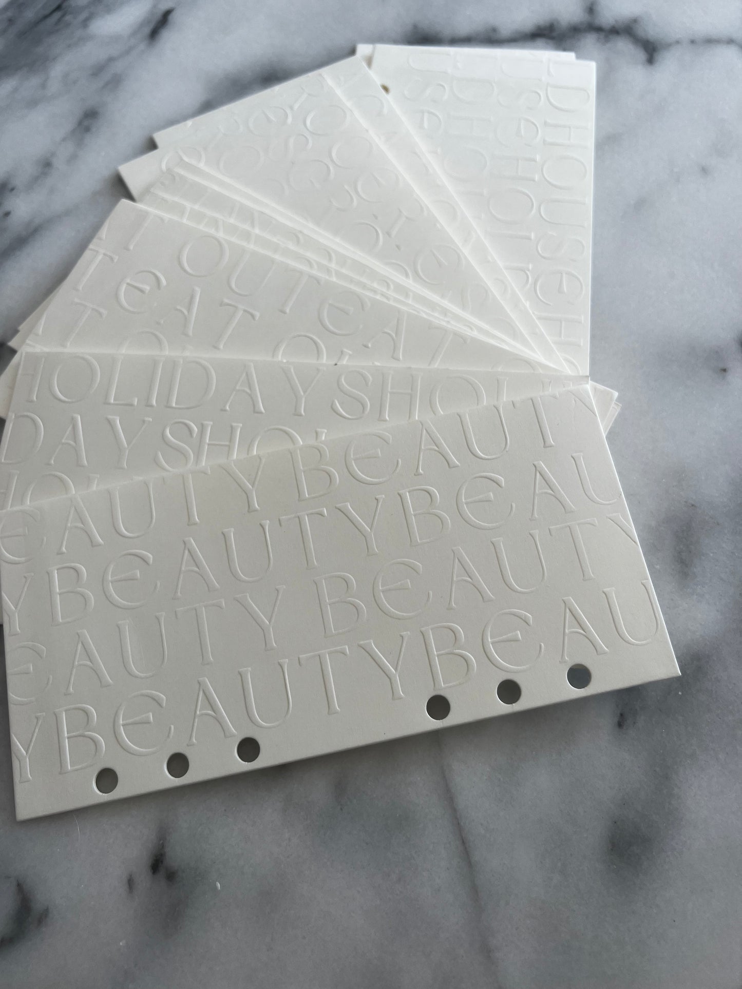 A6 Thick Embossed cardstock envelopes