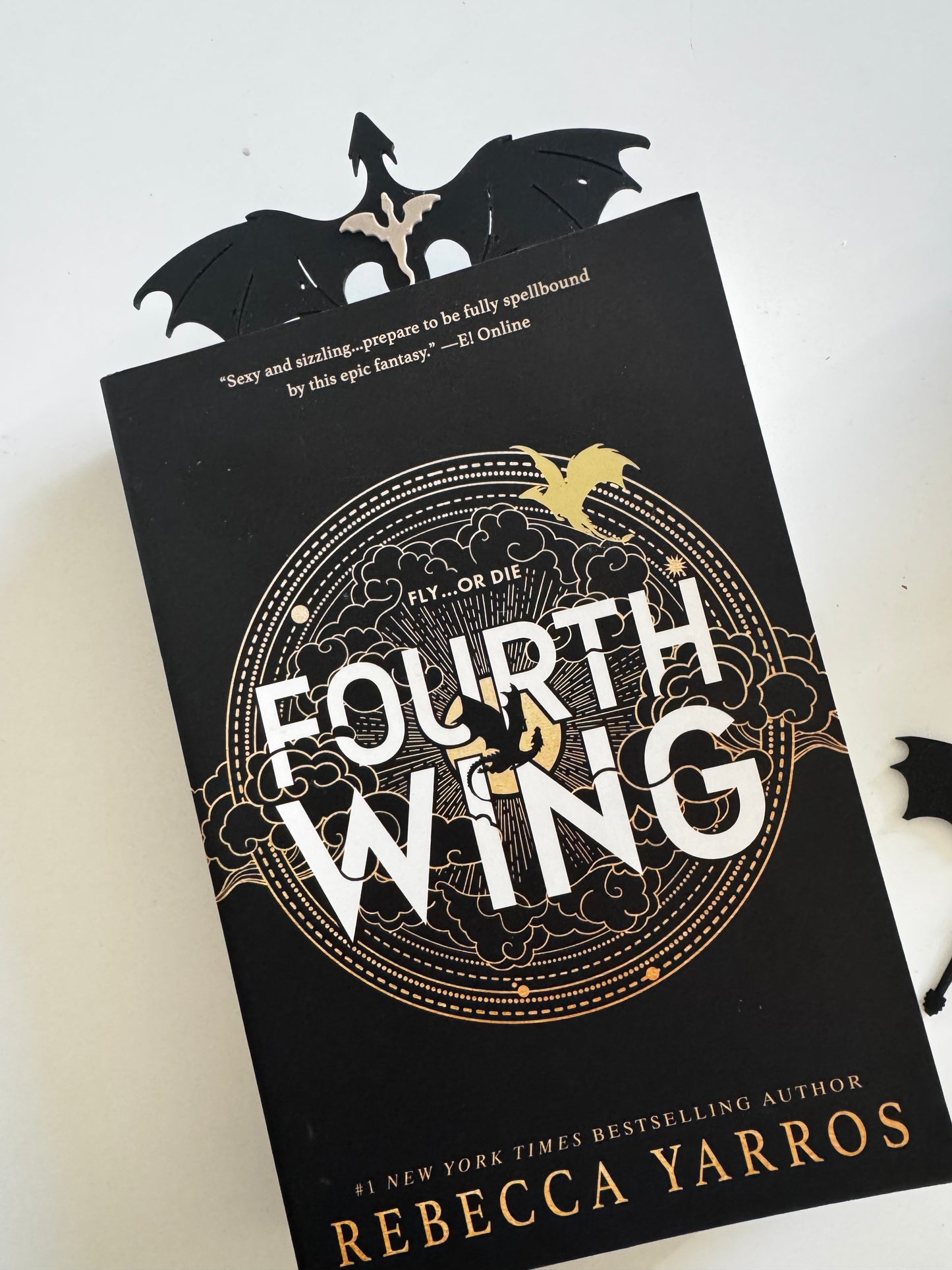Fourth wing 3D bookmark