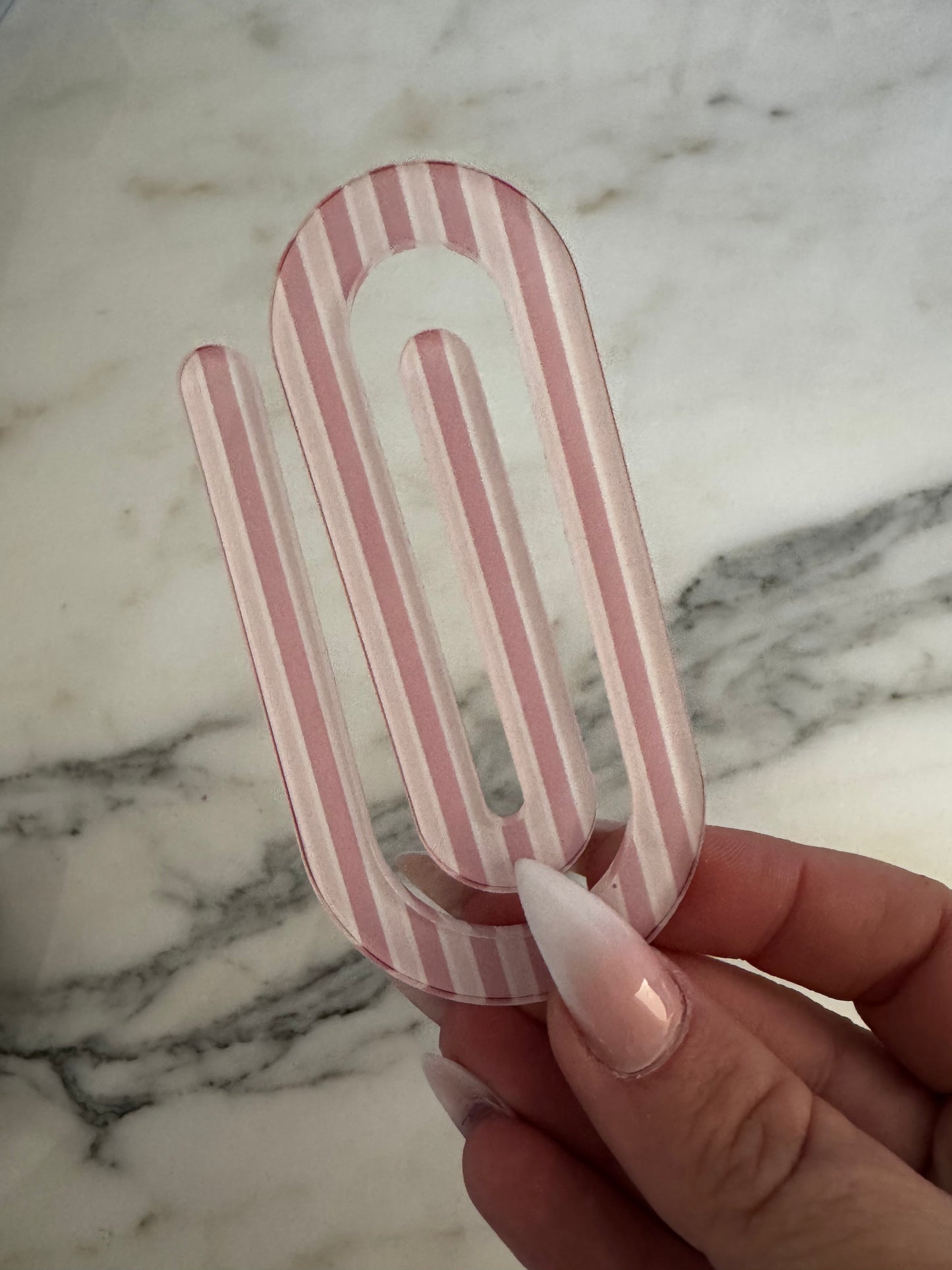 stripes jumbo paper clip