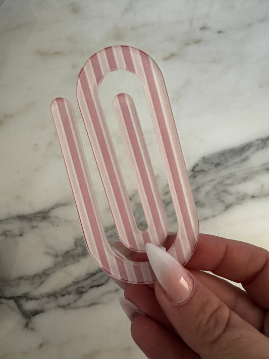 stripes jumbo paper clip
