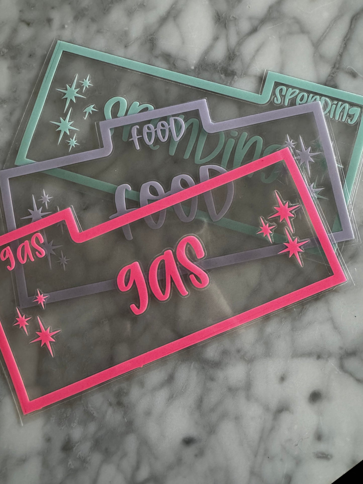 Stars Divider Cash Envelopes