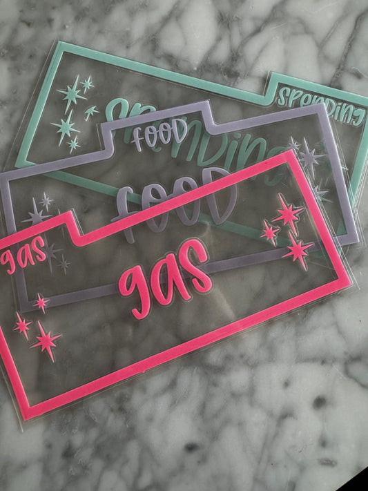 Stars Divider Cash Envelopes