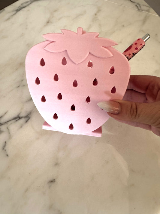 Strawberry pencil cup lg