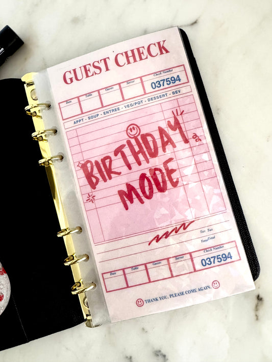 BIRTHDAY MODE SAVINGS CHALLENGE
