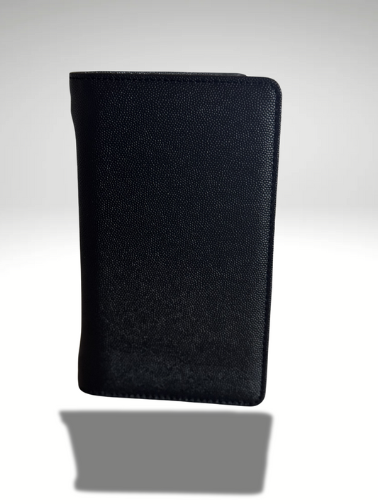 A6 Slim Vegan Pebbled Leather Luxe binder