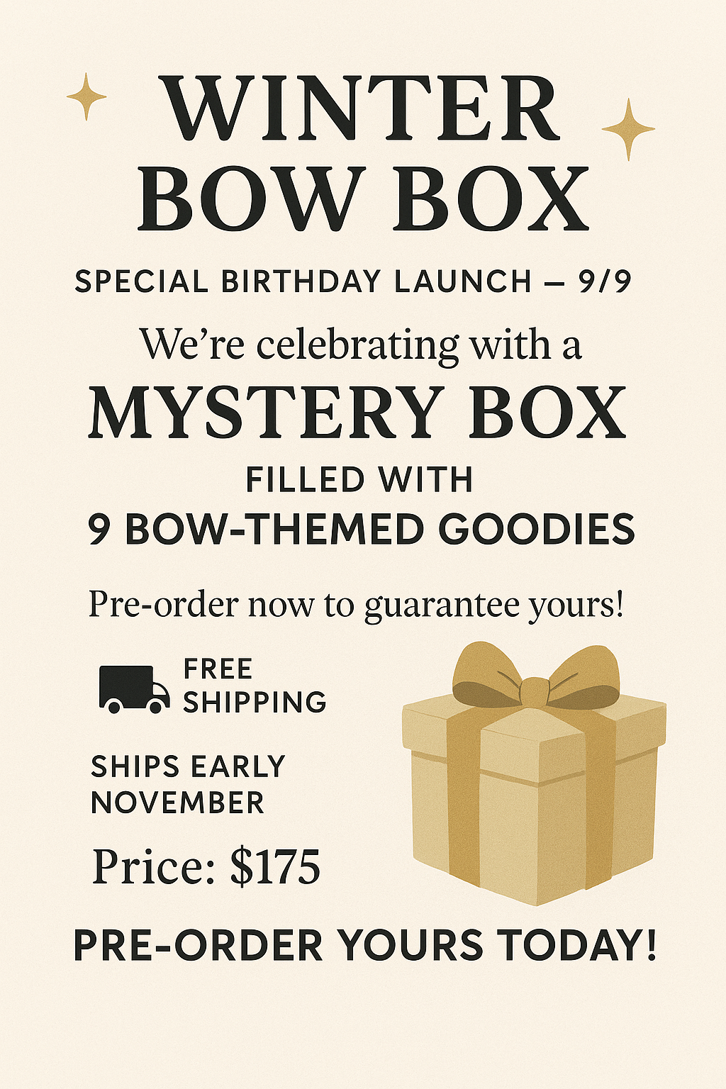 BOW HOLIDAY BOX