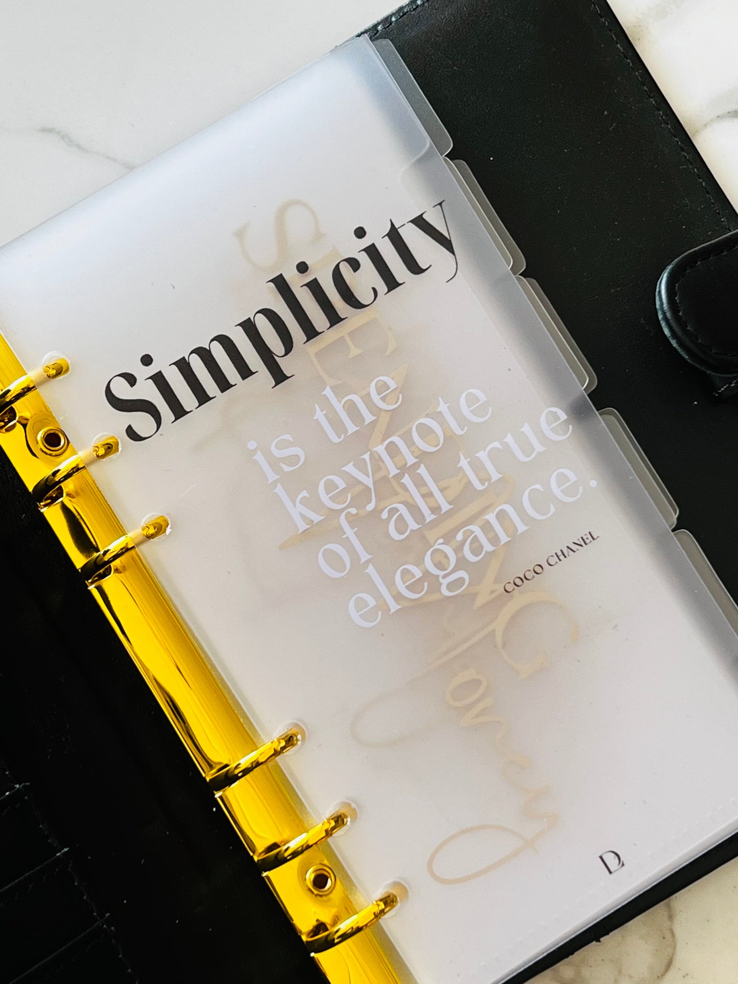 Simplicity A6 frosted dashboard