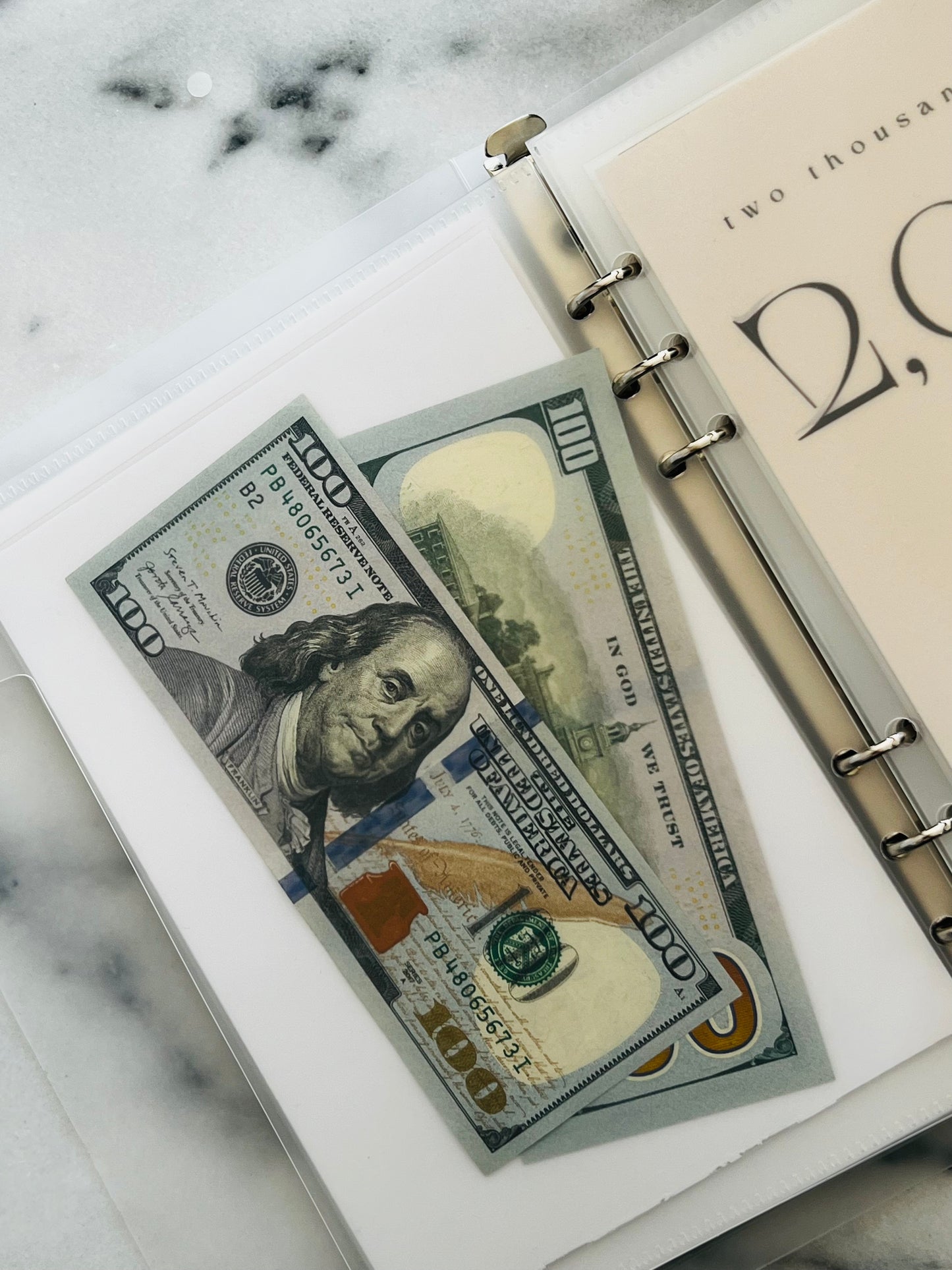 20k A5 savings binder