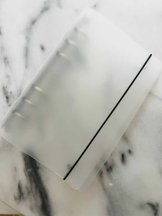 Frosted a6 binder