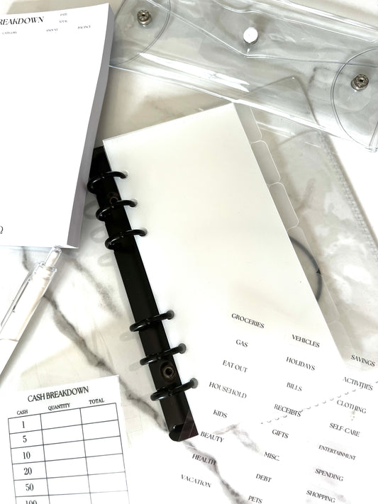 Vinyl budget binder bundle