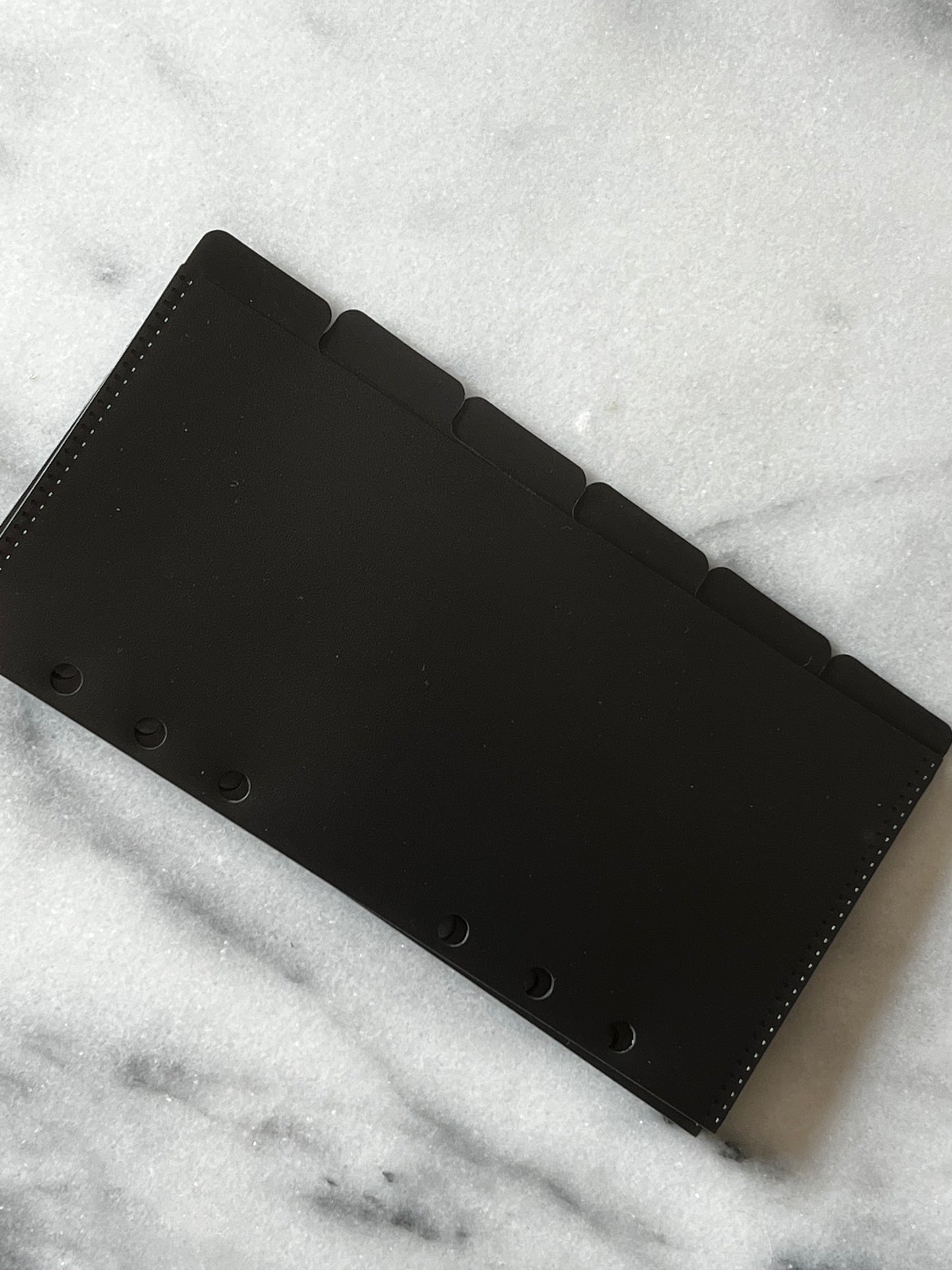 Black a6 Envelope dividers set of 6