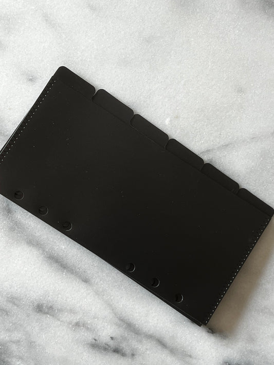 Black a6 Envelope dividers set of 6