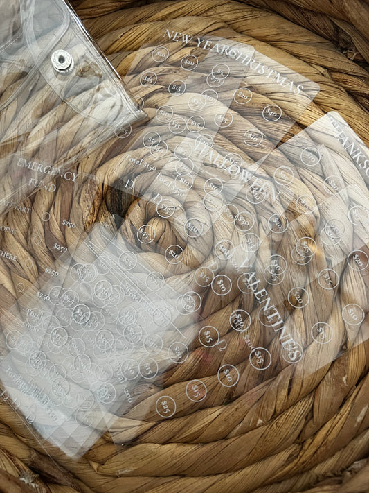 Mini oops holiday clear saving cards