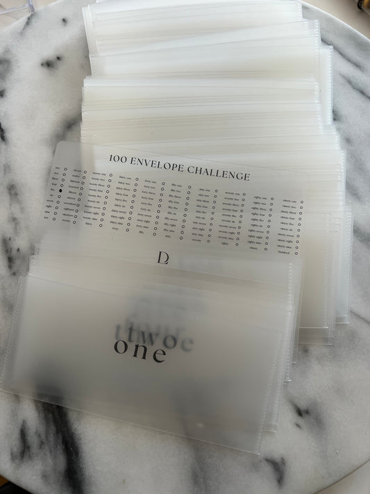 PRE ORDER Long sleeve 100 Envelope challenge