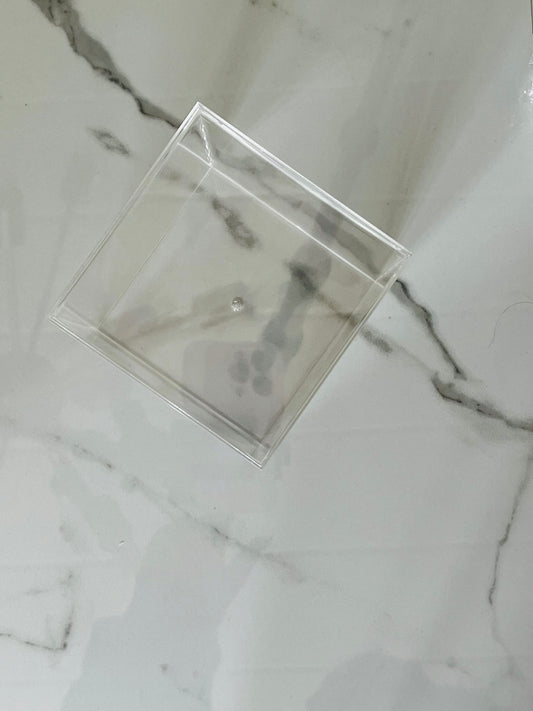 Acrylic box 4x4x4