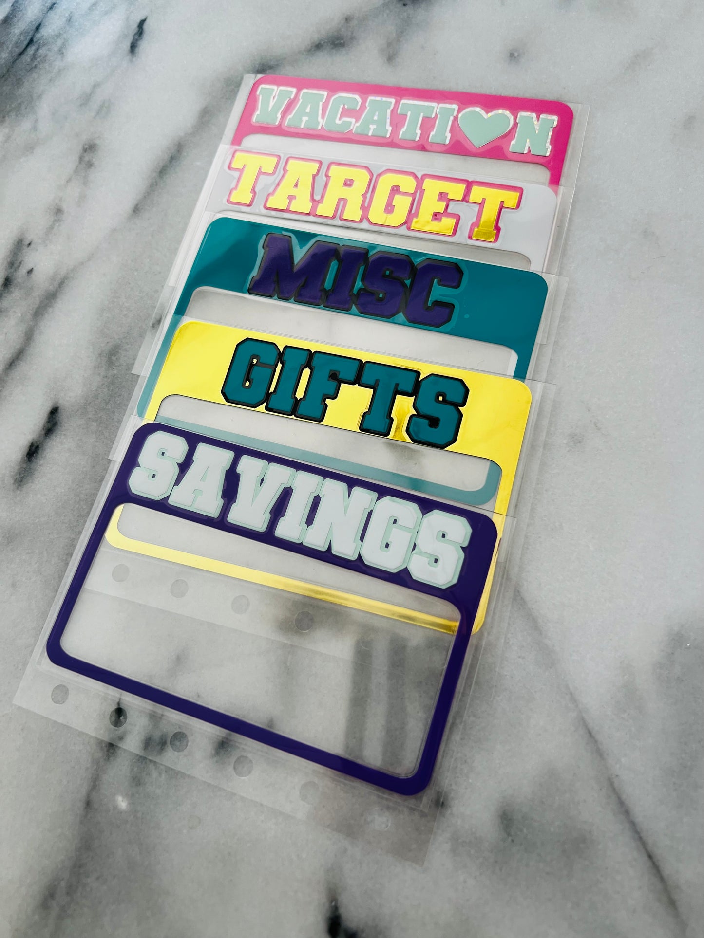 Stoney Clover inspired Cash envelopes