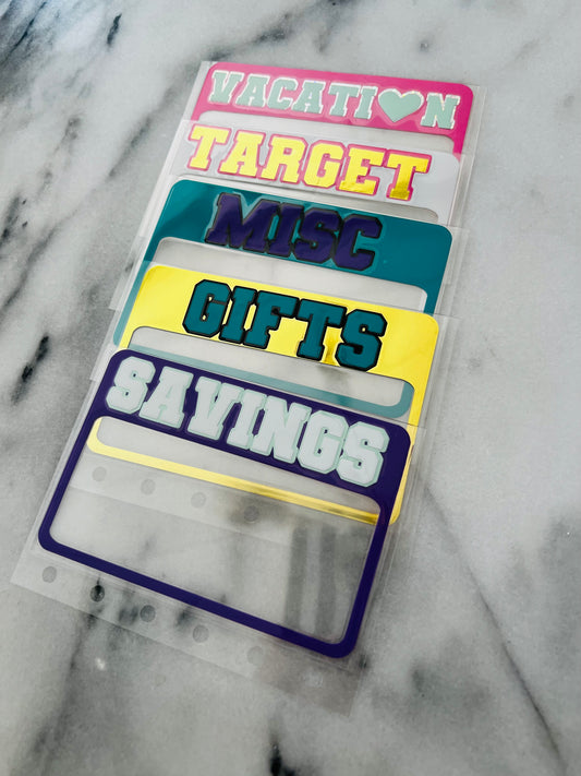 Stoney Clover inspired Cash envelopes