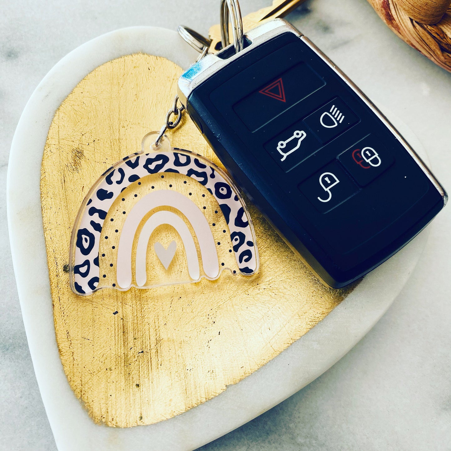 Rainbow Acrylic Keychain