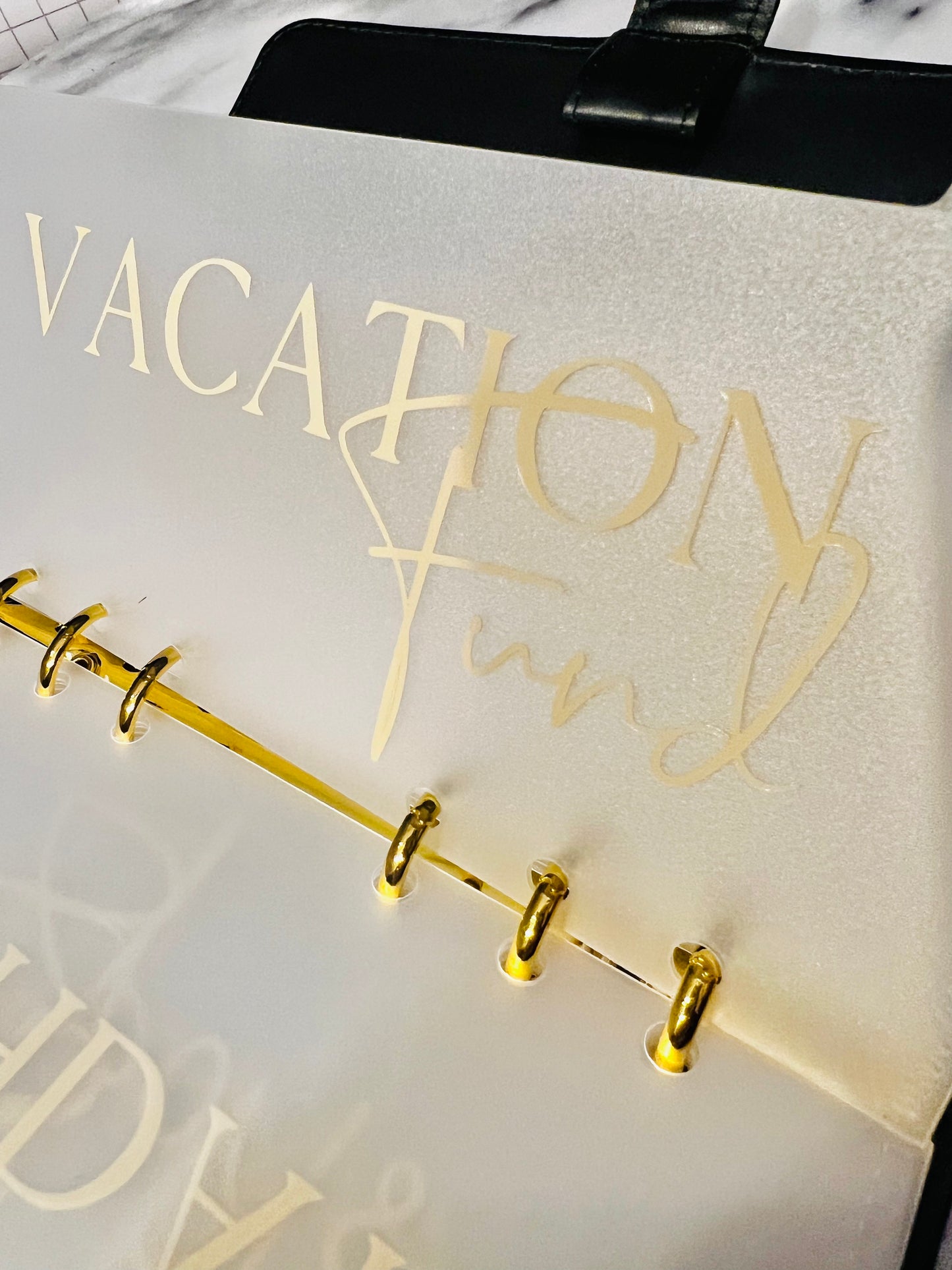 Frosted Cash Envelope dividers set of 6