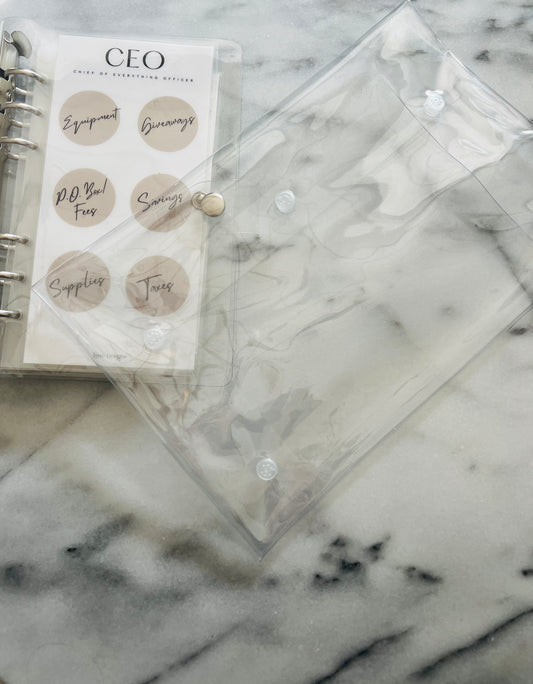 Necessities Jumbo Clear Pouch