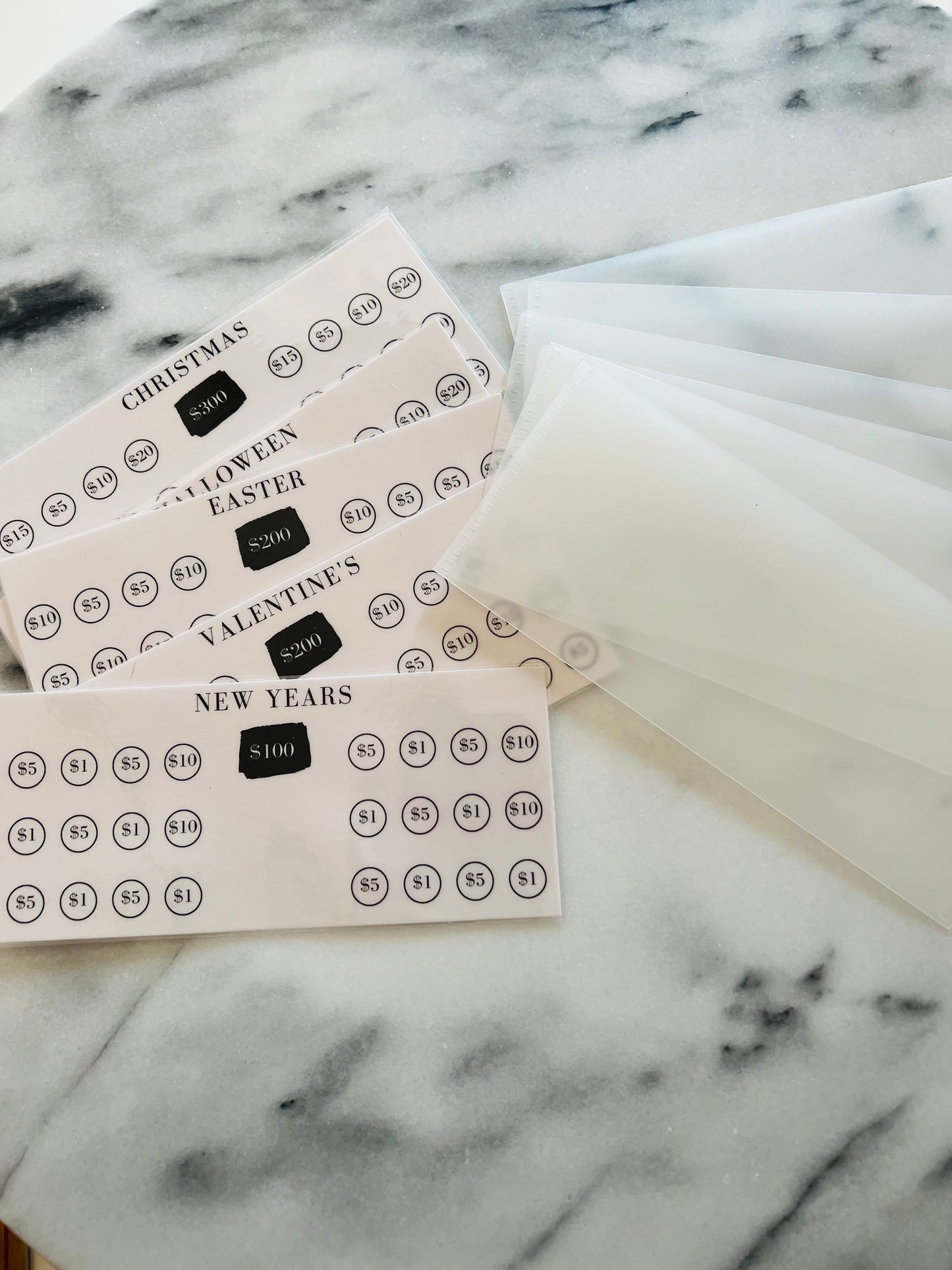 Holiday savings Pouch