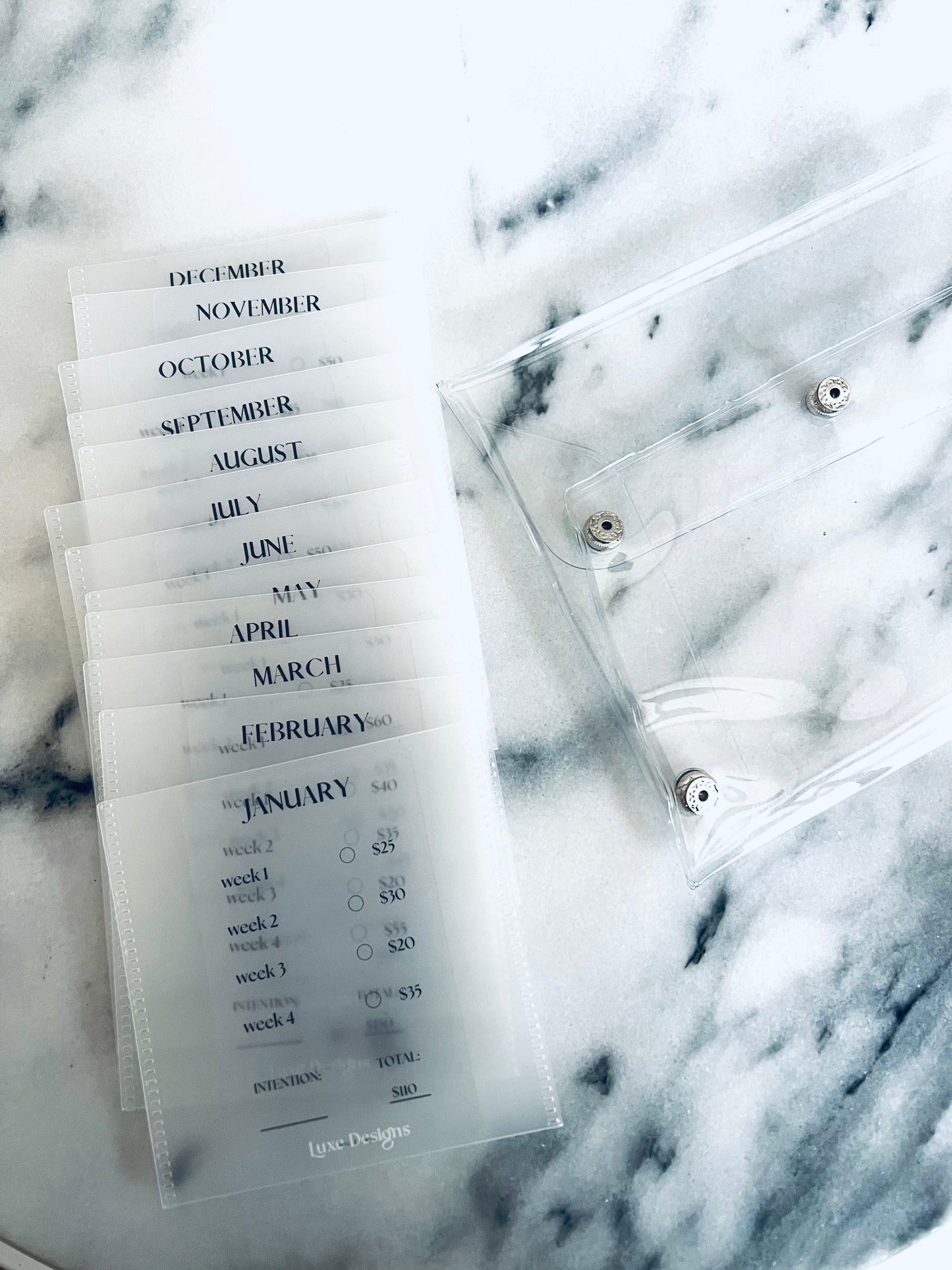 monthly saving pouches
