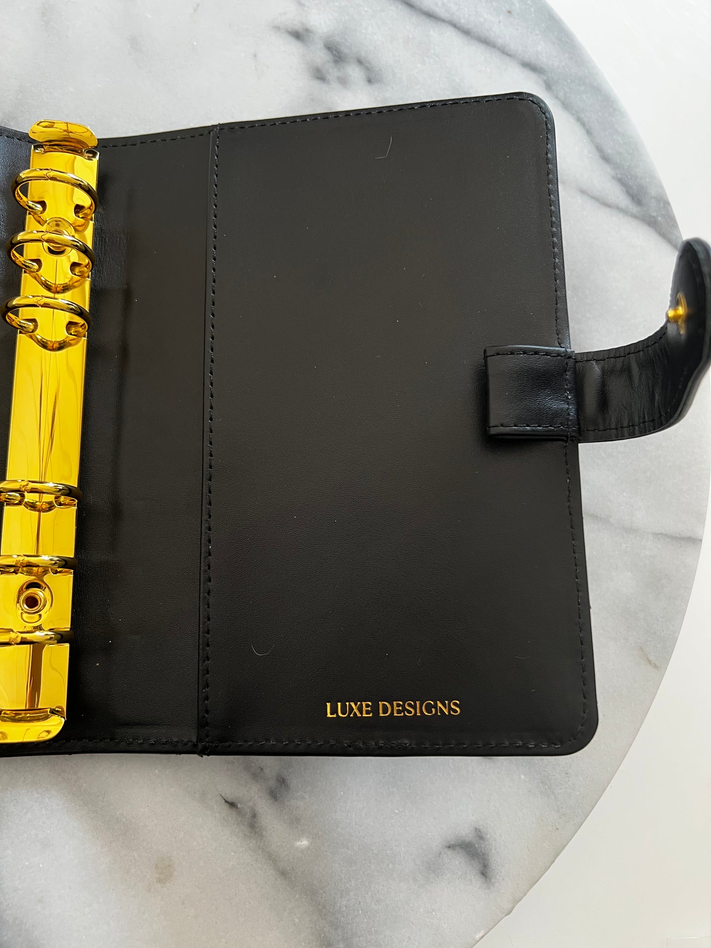 Genuine A6 Leather Luxe Binder