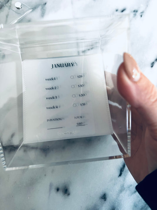 monthly saving pouches