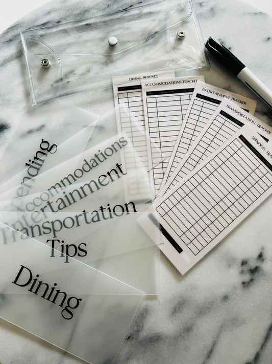 Travel Pouch with trackers