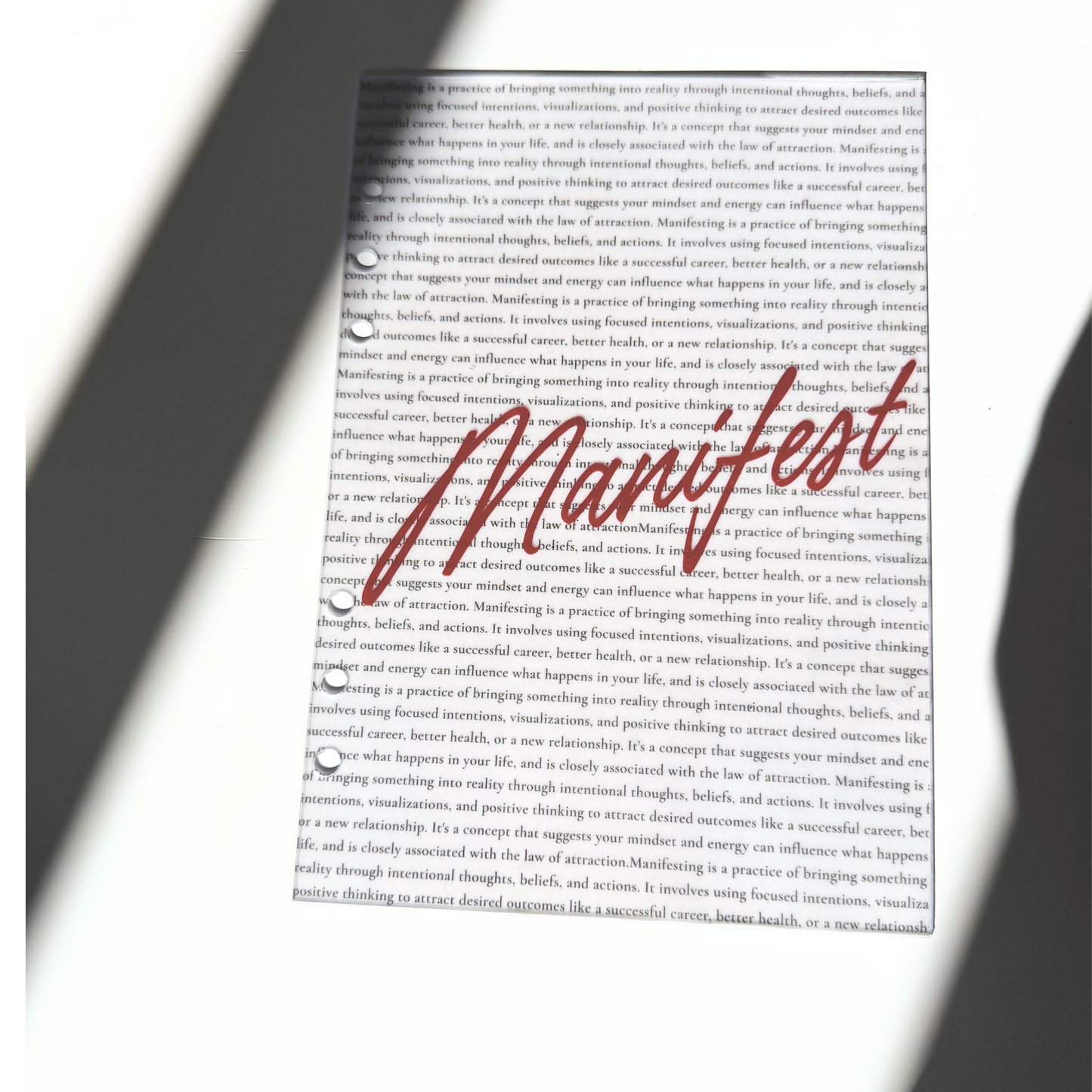 Manifest two set Dashboard