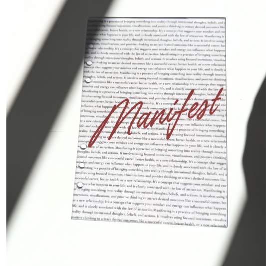 Manifest two set Dashboard