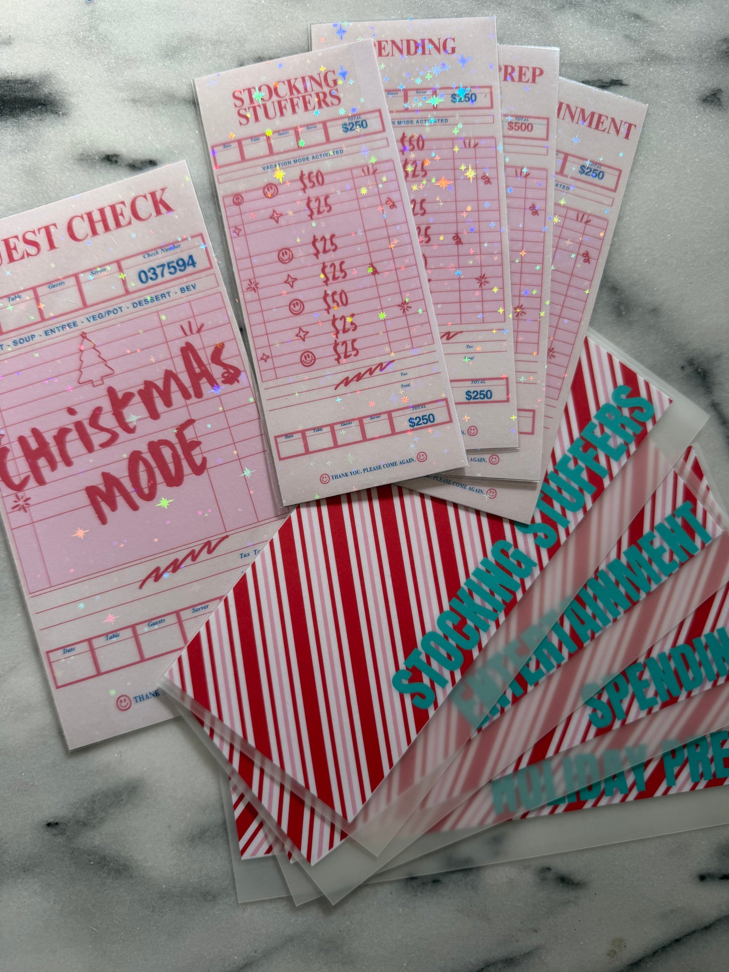 Christmas MODE SAVINGS CHALLENGE set