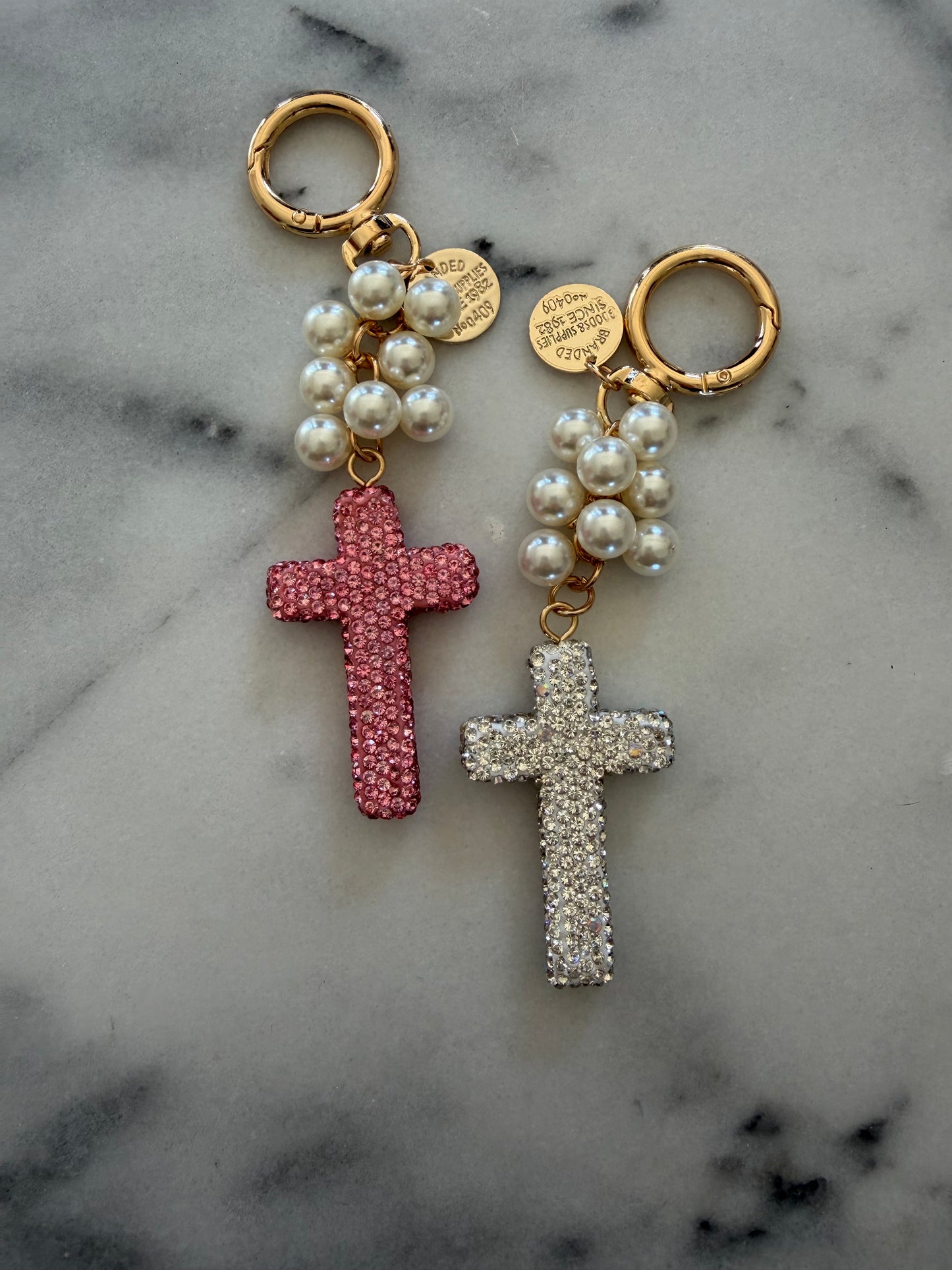 Cross keychain
