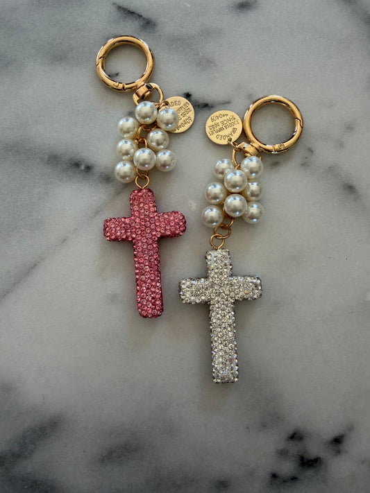 Cross keychain