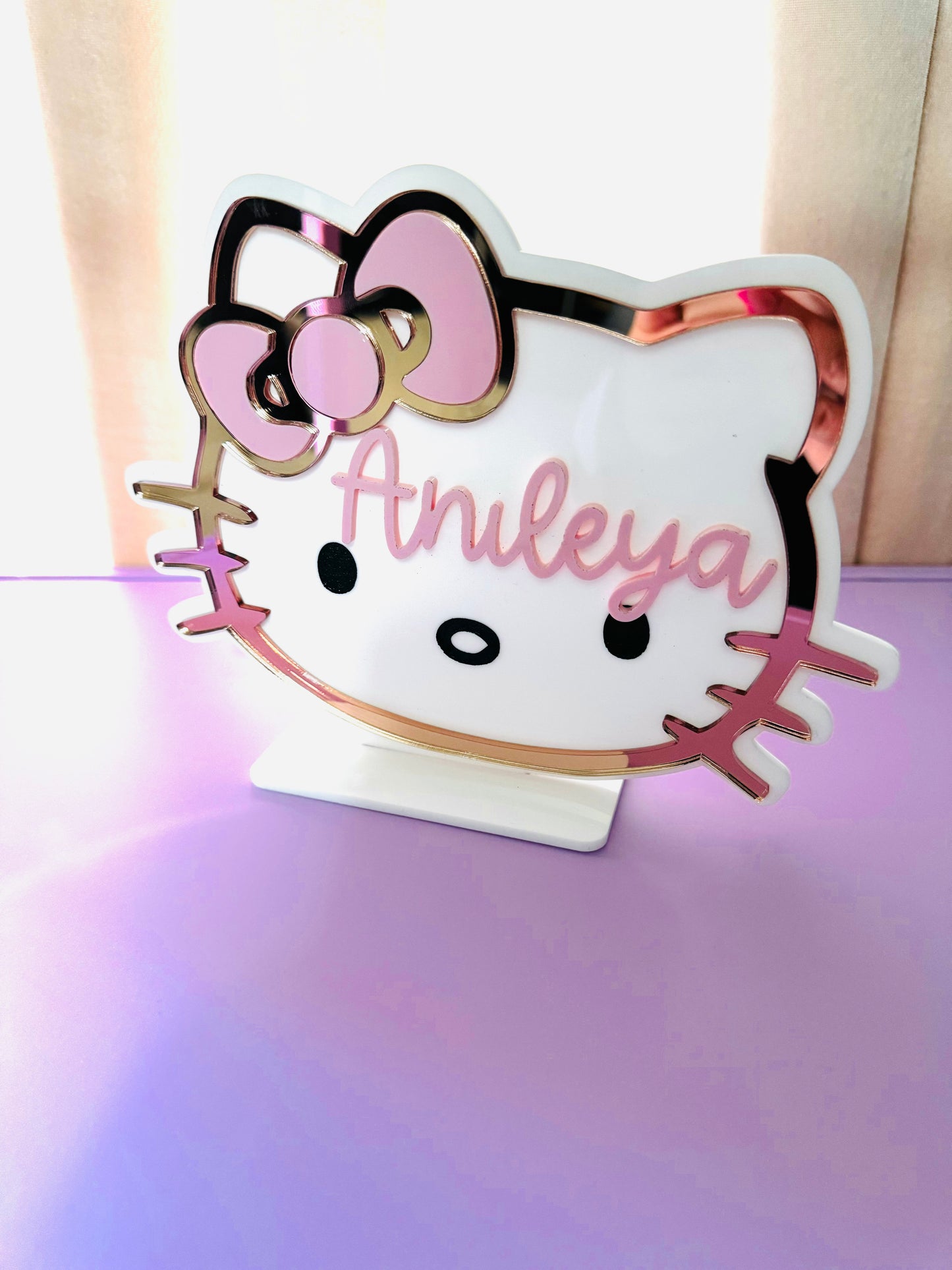 Hello Kitty Acrylic custom sign