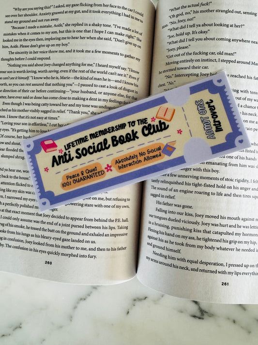 Anti social Bookmark
