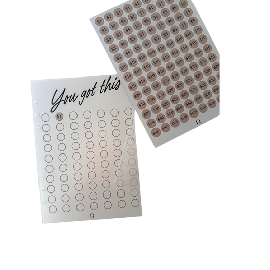 You got this savings sticker challenge