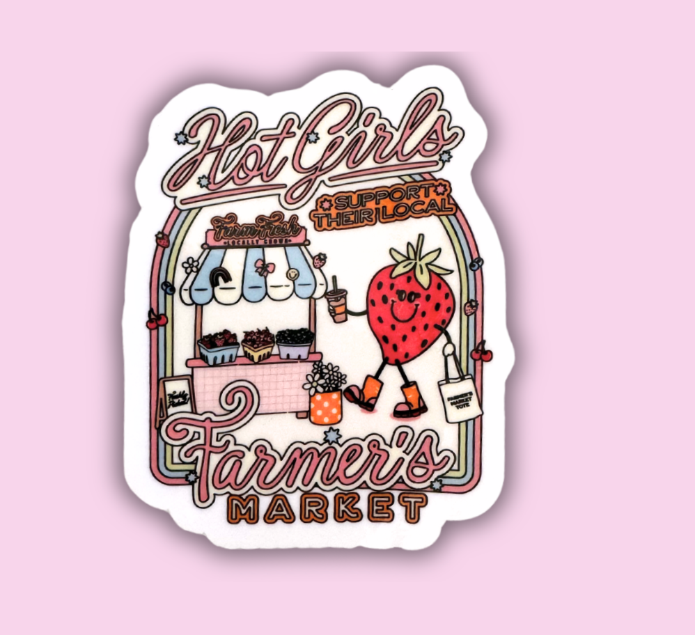 Farmers Market Hot Girls sticker