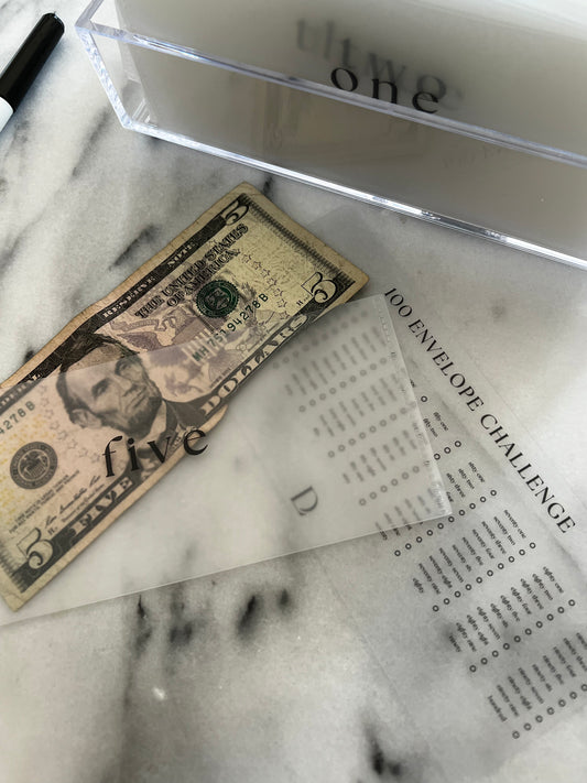 PRE ORDER  Long sleeve 100 Envelope challenge