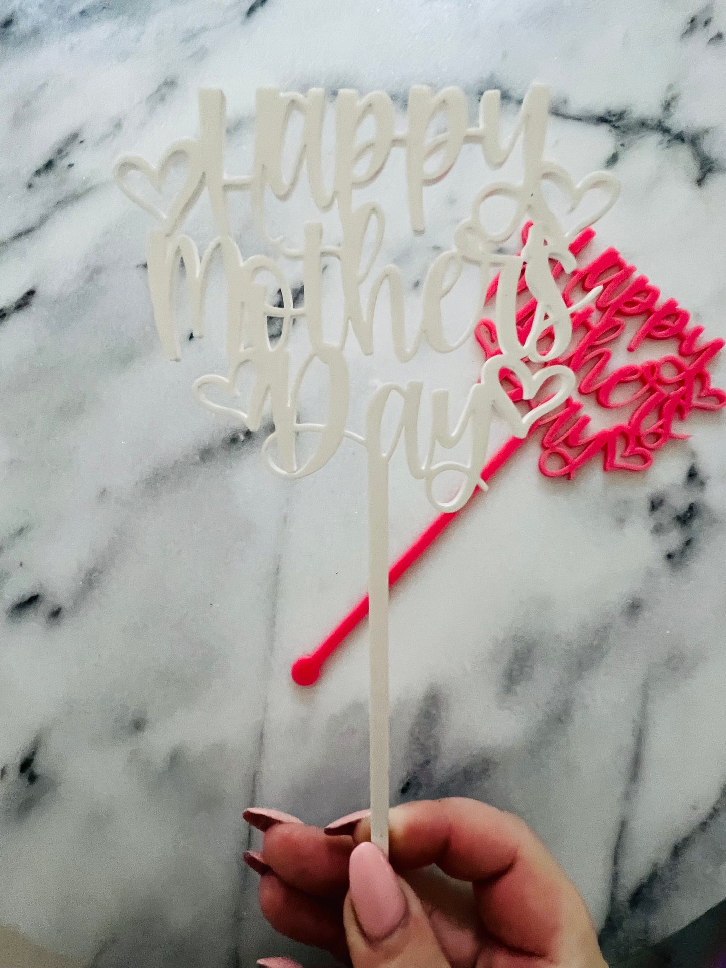 Happy Mother's Day flower Bouquet Stick
