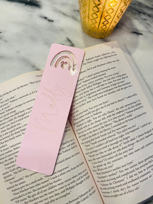 Rainbow Custom Acrylic Bookmark