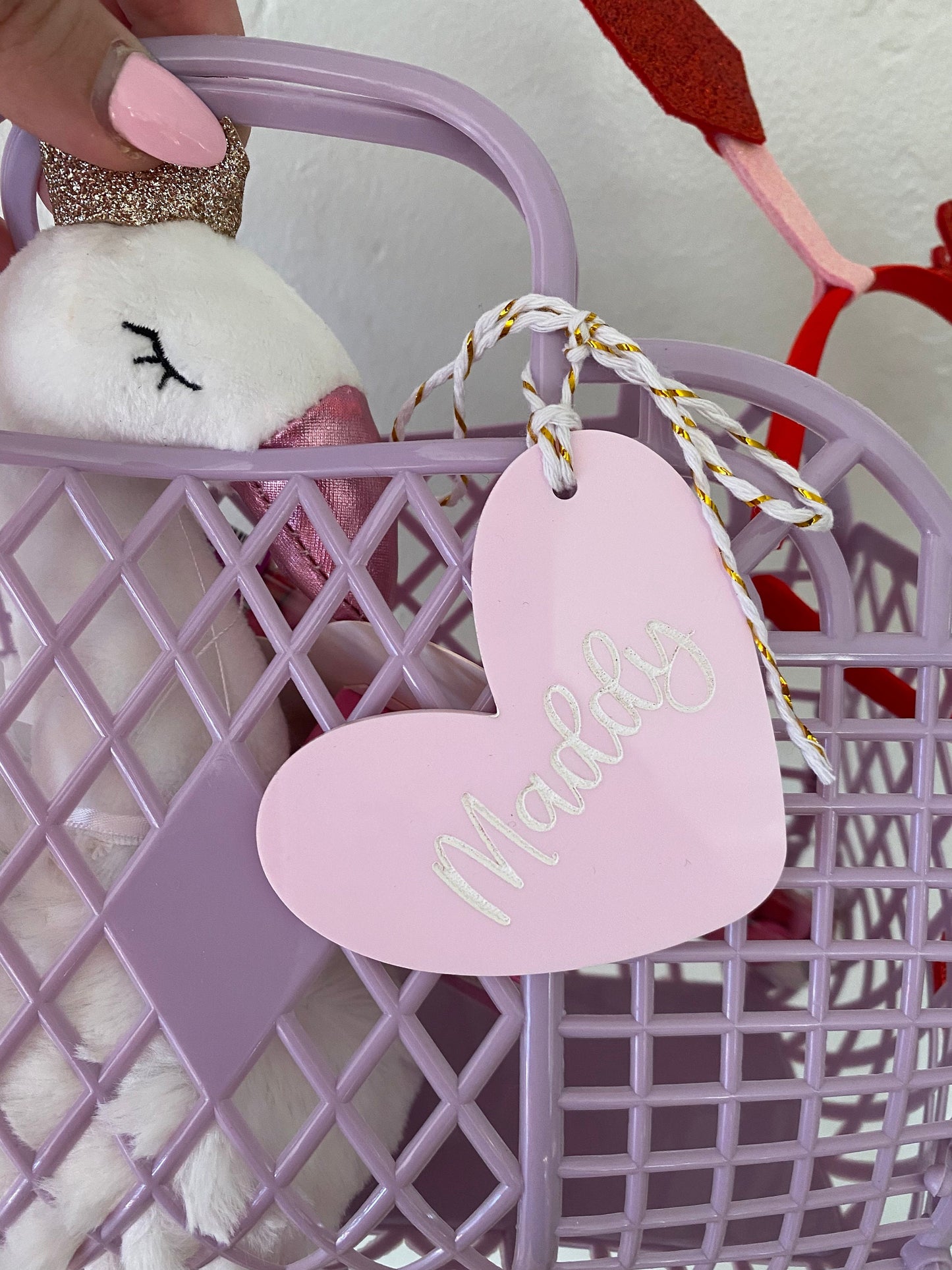 Heart Valentines Day Tags