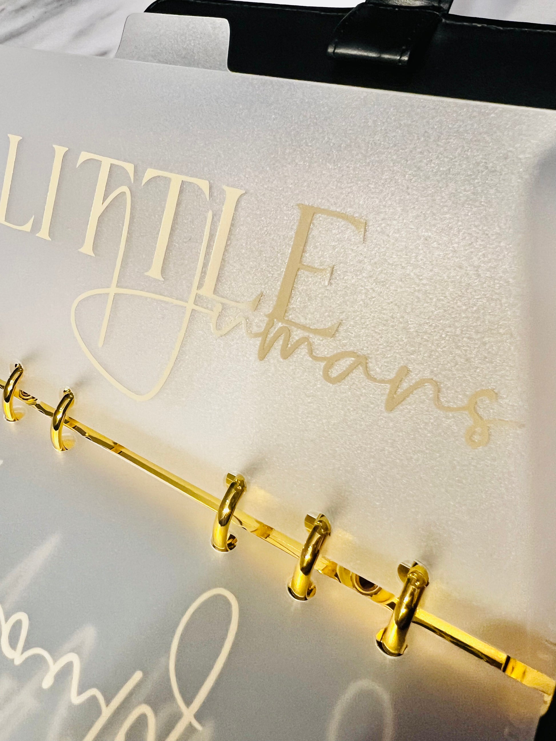 Envelope Deviders Frosted Cash Envelope dividers set of 6 – Luxe Designs