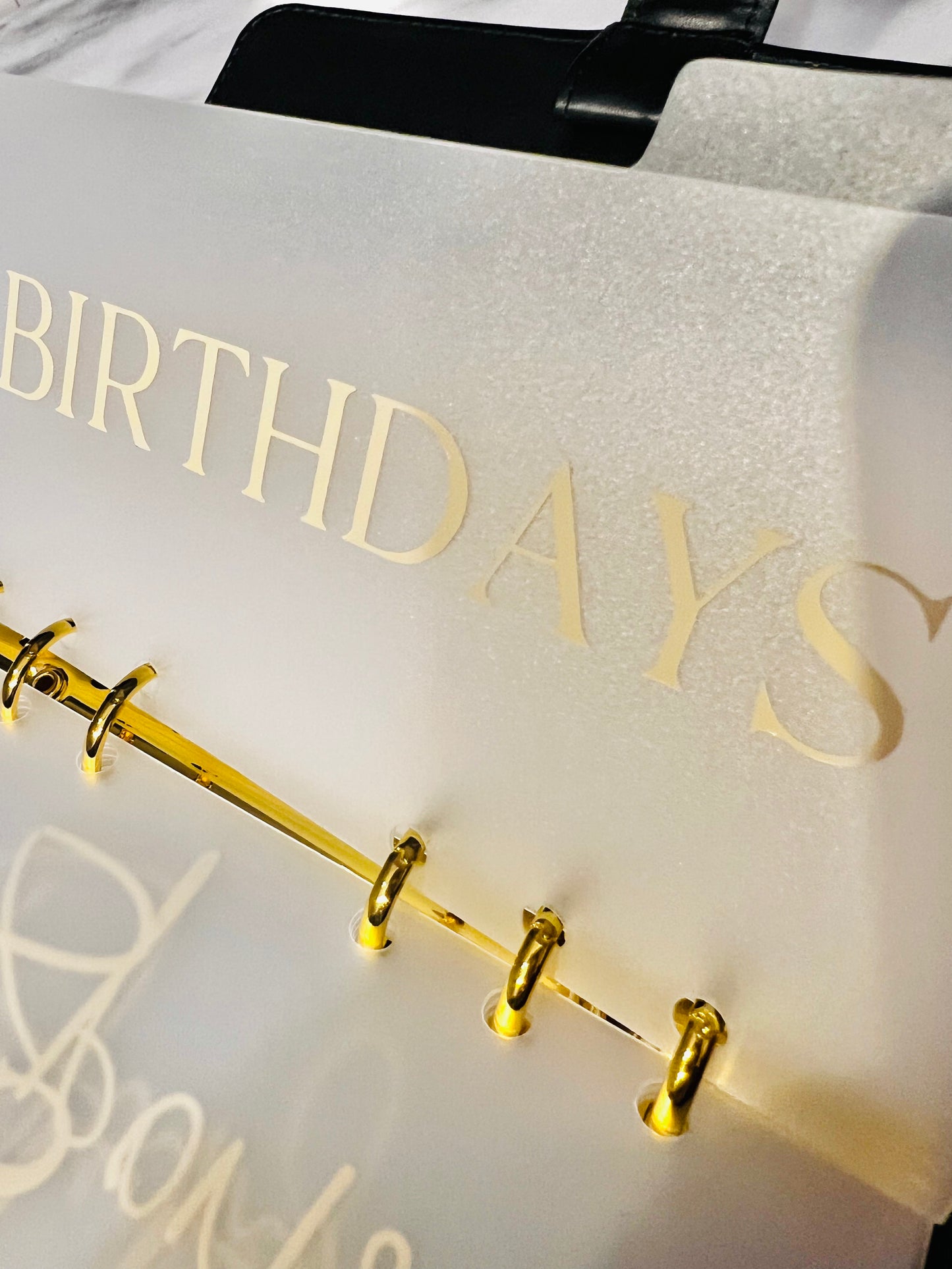 Envelope Deviders Frosted Cash Envelope dividers set of 6 – Luxe Designs