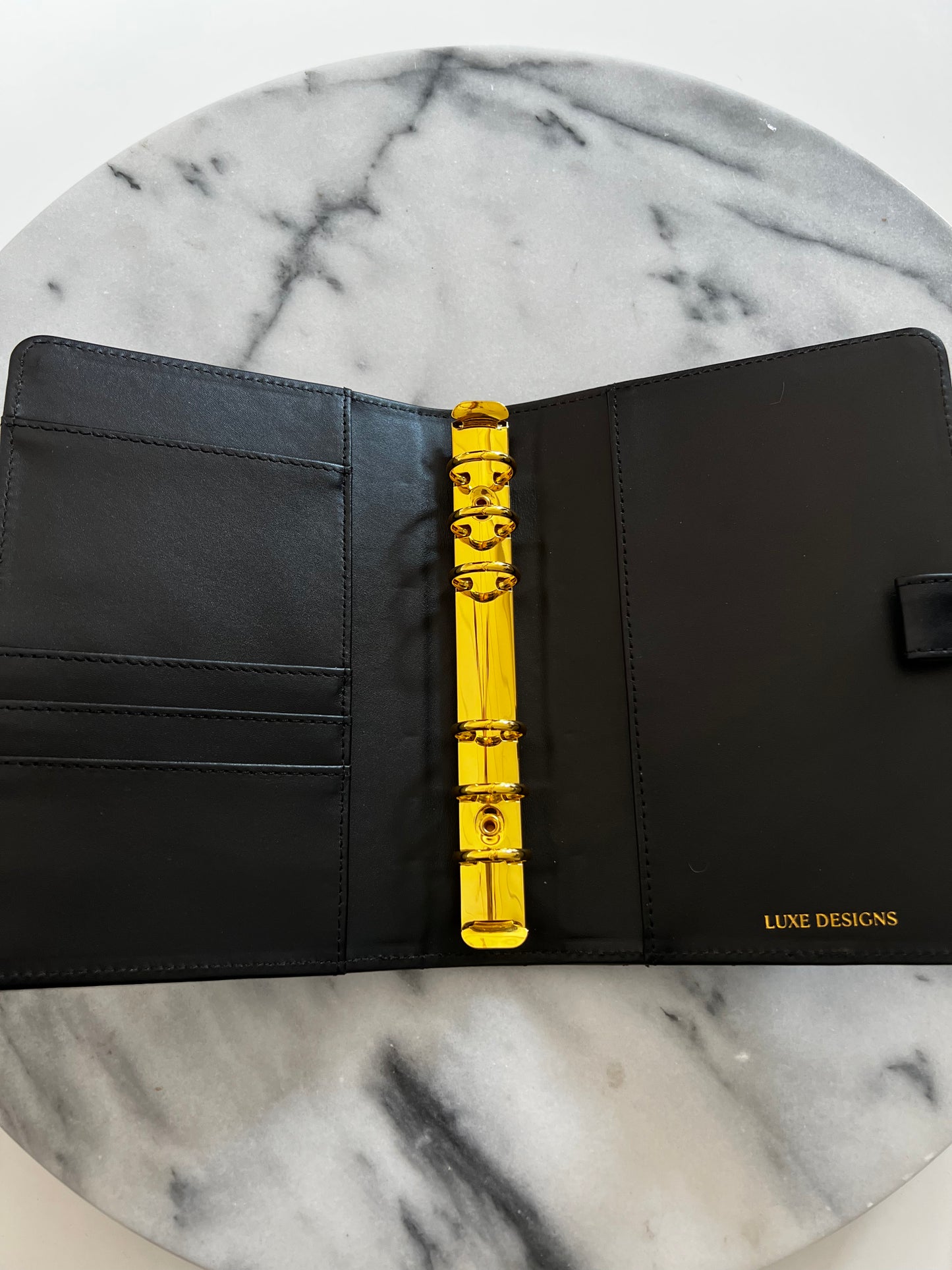 Genuine A6 Leather Luxe Binder