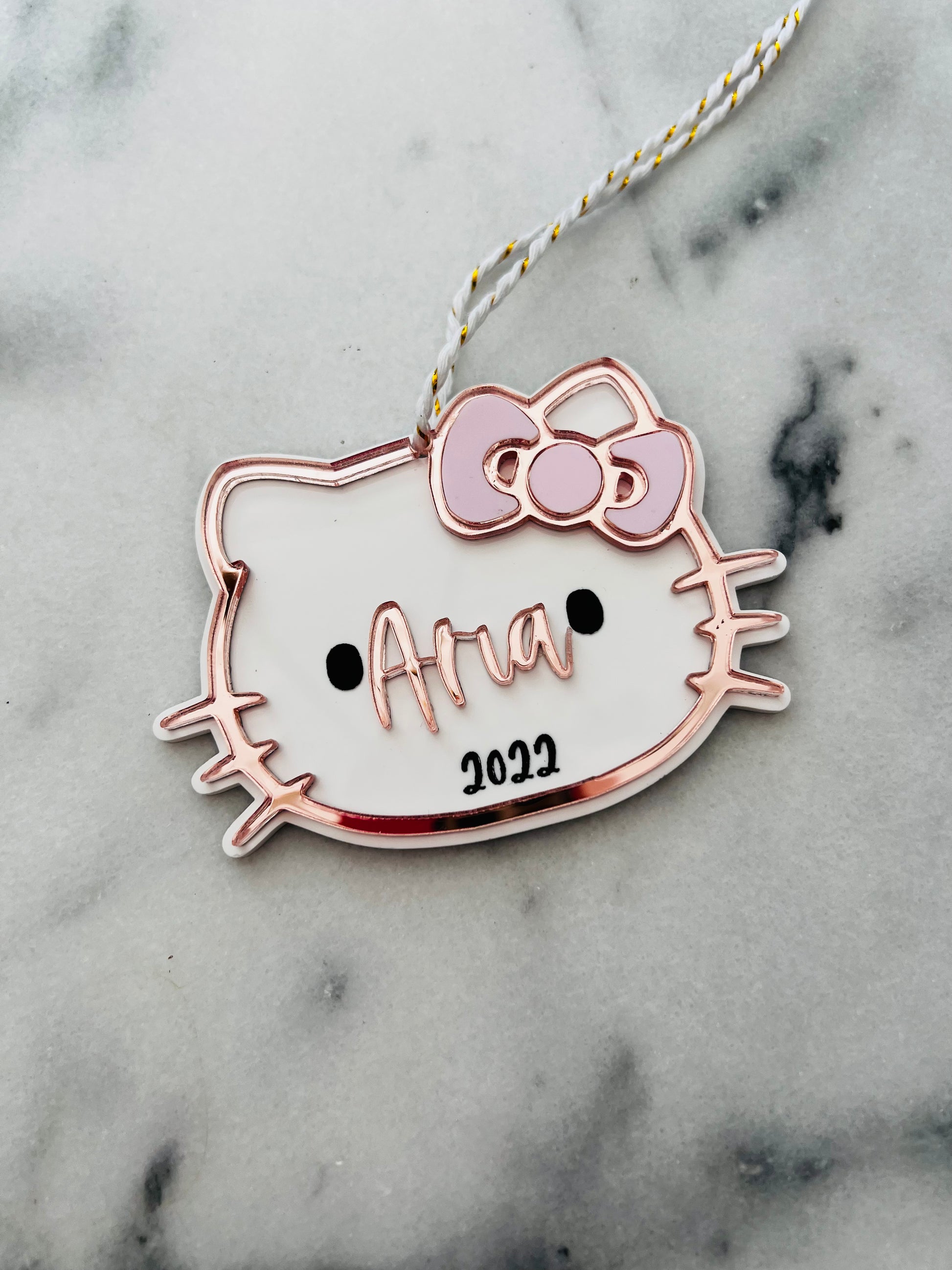 Hello kitty 2025 name necklace